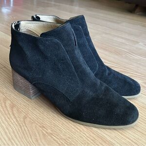 Dr. Scholl’s Bianca Black Suede Ankle Boots Women’s 9.5M